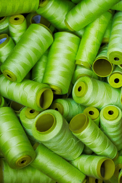 Factory size thread coil reel - Fotoğraf, Görsel
