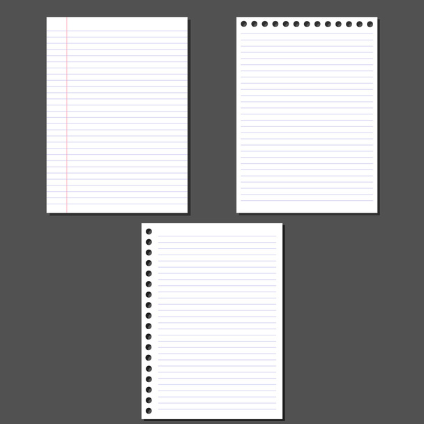Sheets of paper - Διάνυσμα, εικόνα
