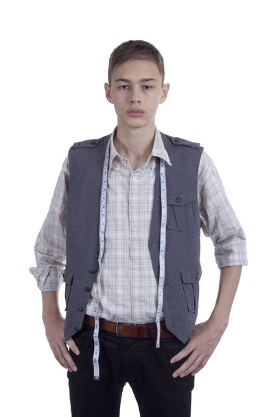 Young man tailor - Foto, afbeelding
