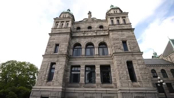 カナダ、バンクーバー島、ビクトリア中世の建物 - 映像、動画