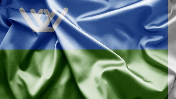Флаг Ханты-Манси (Россия)
) - Фото, изображение