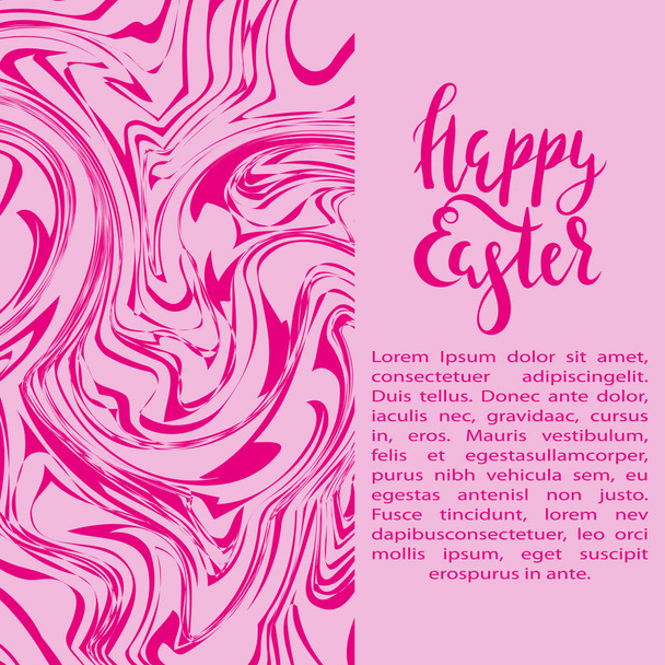 Marble background Happy Easter - Vector, imagen