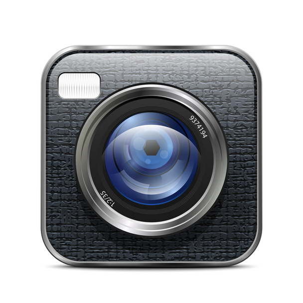 Photo Camera Icon. Vector Illustration - Διάνυσμα, εικόνα