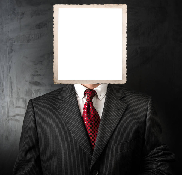 candidate job interview without a face - Photo, Image