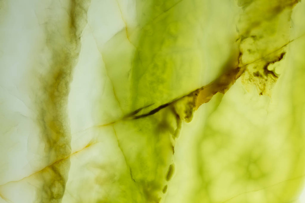 Stylový onyx pozadí v citrónově zelených tónů. - Fotografie, Obrázek