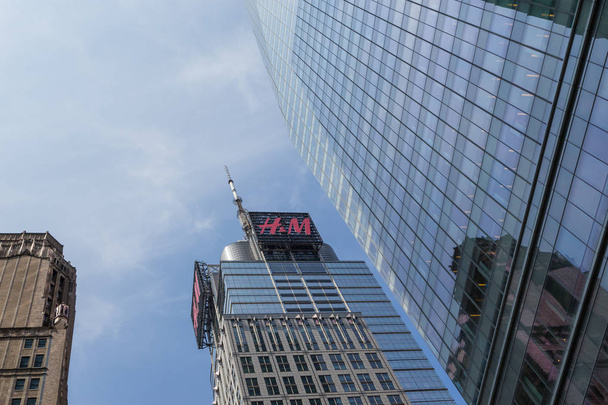 Street perspective New Yorker glass buildings. - Photo, Image