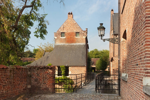 Old historic buildings in Groot Begijnhof of Leuven.  - Fotó, kép