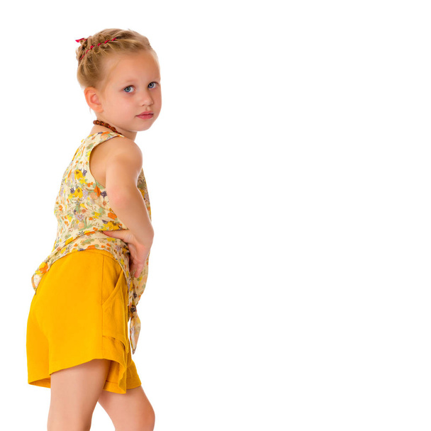 Fashionable little girl. - Photo, Image