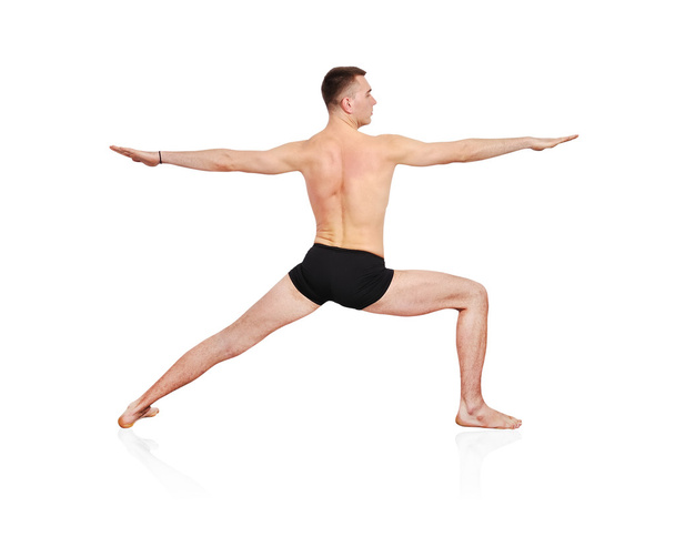 man doing yoga - Foto, Imagem