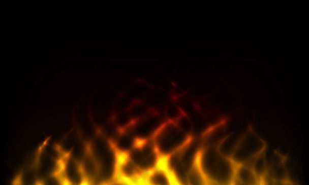 Rode Abstract vuurvlam - Vector, afbeelding