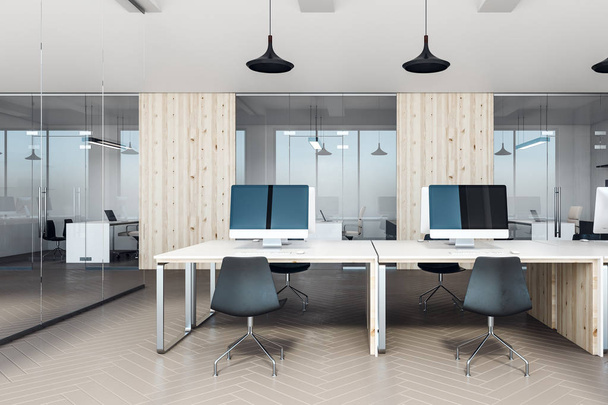 Contemporary coworking office interior  - Foto, Imagen