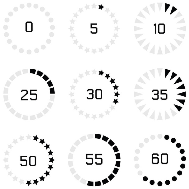 загрузка набора значков
 - Вектор,изображение