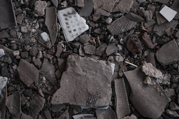 construction cement debris texture  - Zdjęcie, obraz