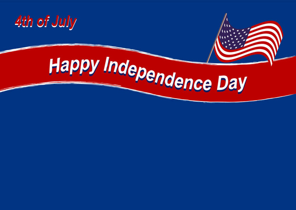 Vector background for the Independence Day. - Vector, Image