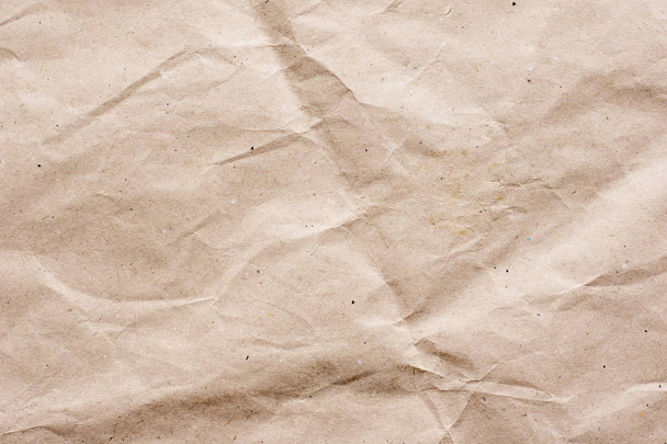 Textured brown craft paper close-up background copy space - Photo, Image