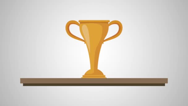 trophy futbol animasyon ile chelf - Video, Çekim