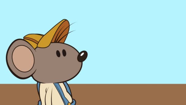 Tvůrce myš s animace postav bagr - Záběry, video