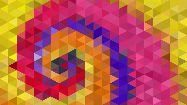 虹色の幾何学的なブロック ポリゴン スタイルの背景 - ベクトル - ベクター画像