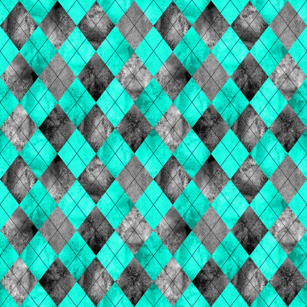 Argyle seamless pattern background. - 写真・画像