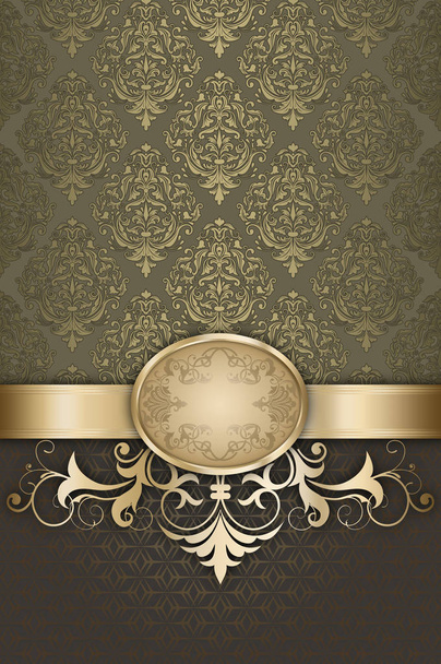 Vintage luxury background with decorative patterns. - Φωτογραφία, εικόνα