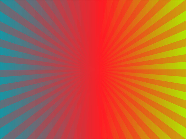 vintage tone kleur starburst abstracte achtergrond - Vector, afbeelding
