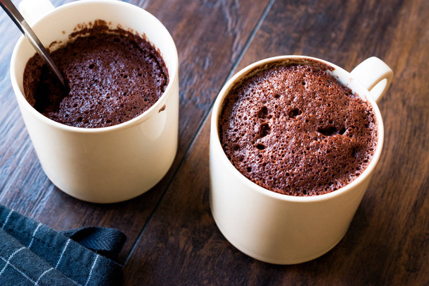 Microwave Brownie Chocolate Mug Cake Ready to Eat. - Fotografie, Obrázek