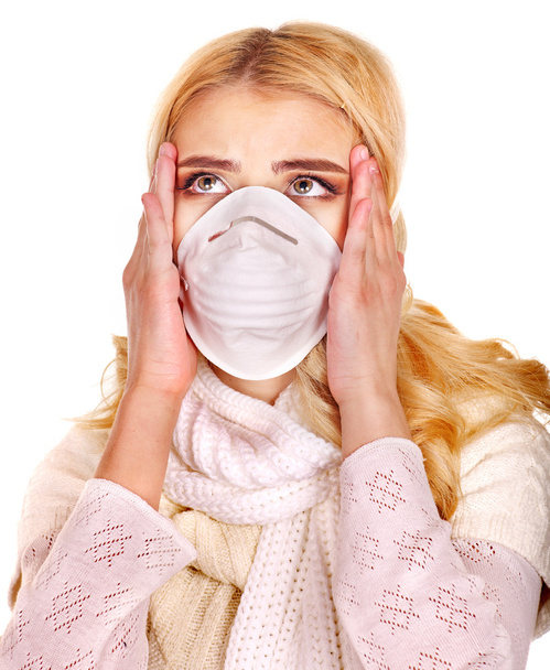 Young woman in medical mask. - Photo, Image
