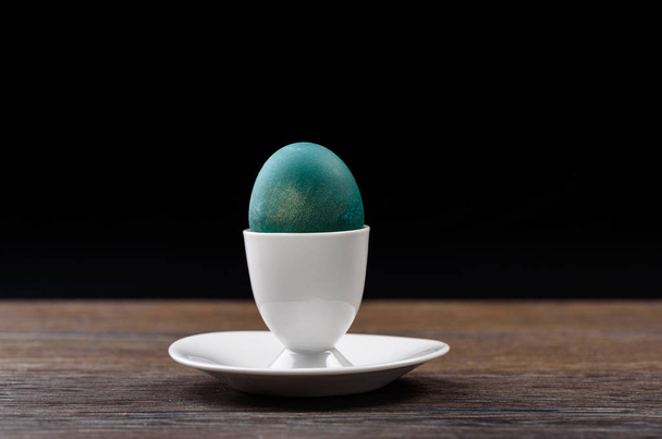 Easter green egg - 写真・画像