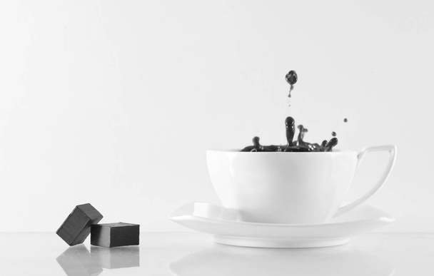 Cup and chocolate - Фото, зображення