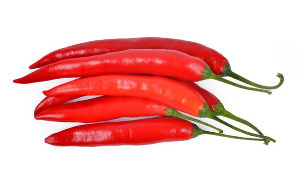 Πιπεριές κόκκινων καυτερών τσίλι - Φωτογραφία, εικόνα