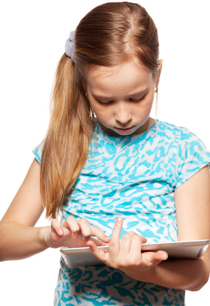 Child with a Tablet PC - Фото, зображення