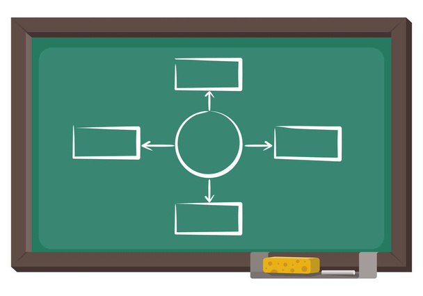 green board, education, vector - Vektor, obrázek
