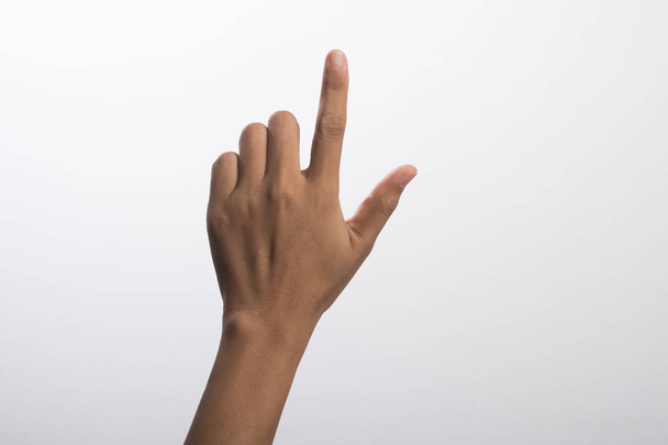 Close Up of a woman hand isolated on white background. - Valokuva, kuva