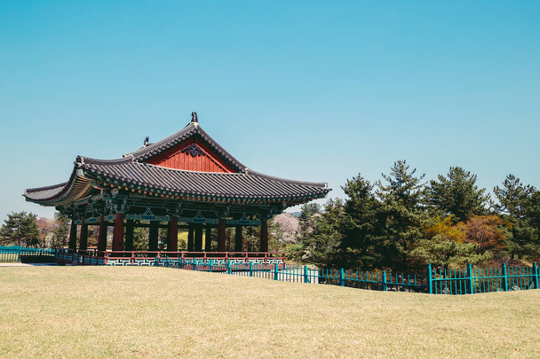 Sitio de patrimonio coreano Anapji Pond en Gyeongju, Corea
 - Foto, Imagen