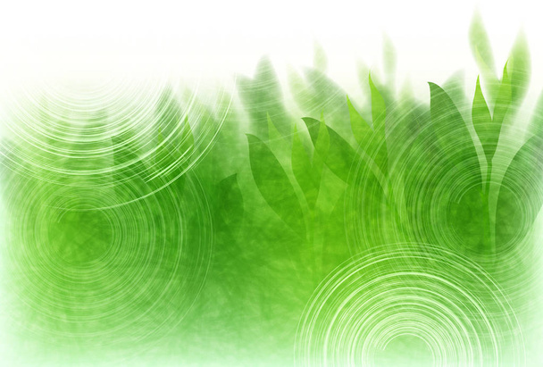 Πράσινο τσάι πράσινο ανοιξιάτικα φόντο - Διάνυσμα, εικόνα