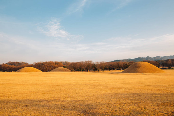 Inwang-dong hautakammio, muinaiset rauniot Gyeongjussa, Koreassa
 - Valokuva, kuva