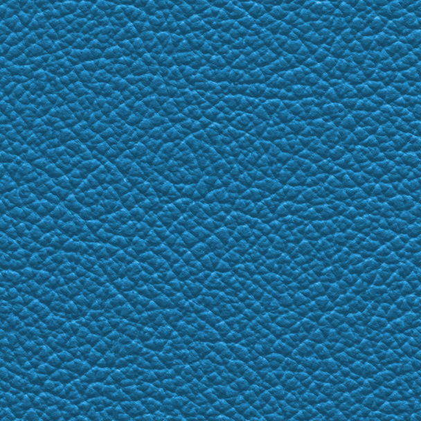 blue leather texture. Useful for background - Foto, Imagem