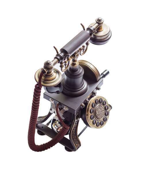 Retro teléfono vintage aislado
 - Foto, imagen