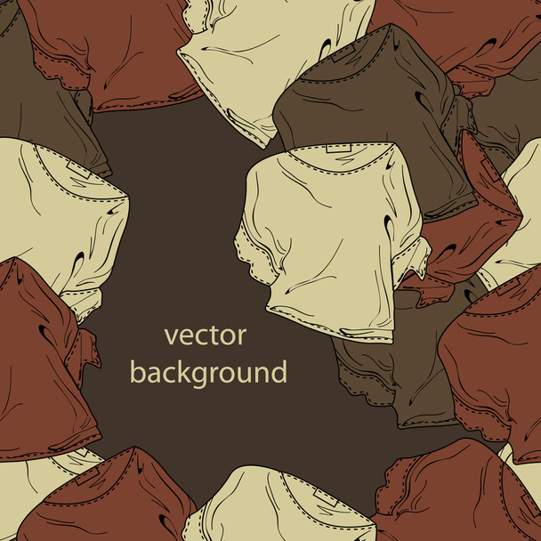 Vector background with blouses. - Wektor, obraz