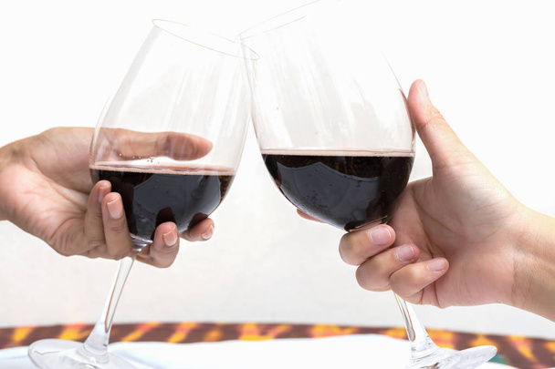 Couple drinking wine - Photo, image