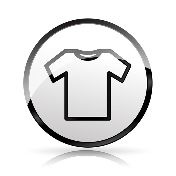 ícone de roupas no fundo branco
 - Vetor, Imagem