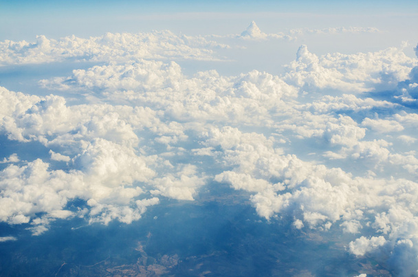 A airplance vett felhők - Fotó, kép