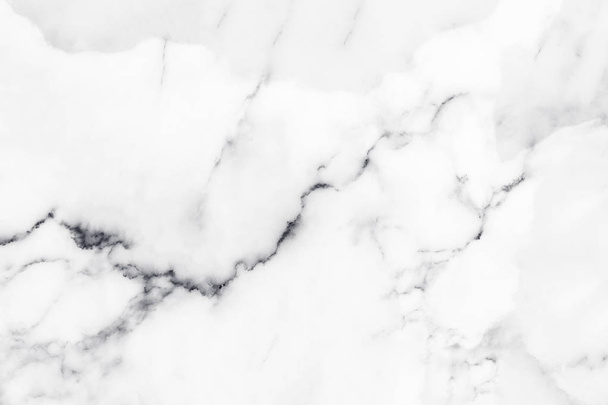 Arka plan için doğal desenli beyaz mermer dokusu - Fotoğraf, Görsel