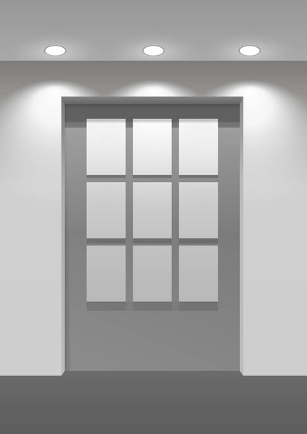 Showroom Panel. - Vector, afbeelding