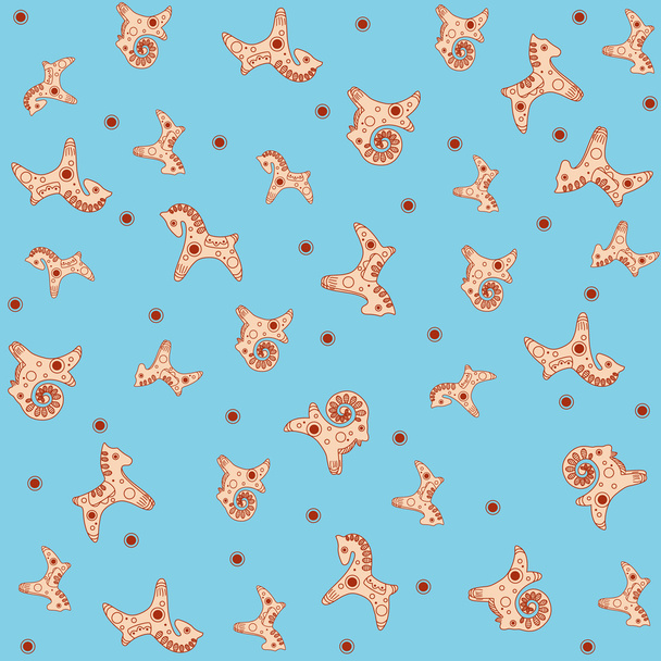 Seamless toy pattern - vector illustration - Vector, Image