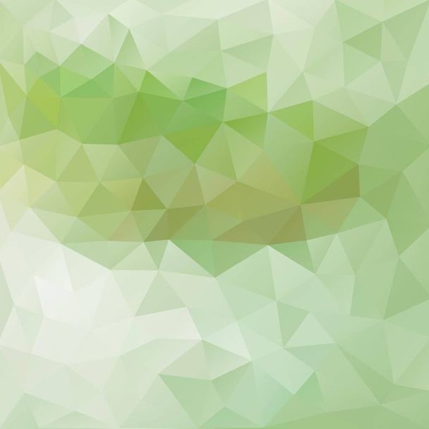 Tea green and mint polygonal background - Vector, Image