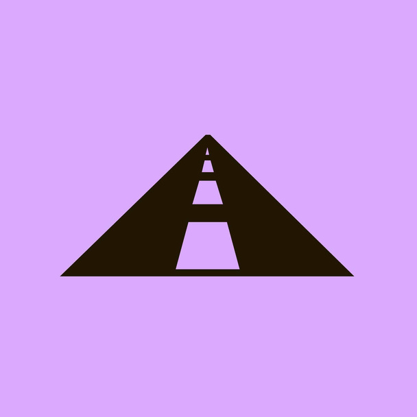 Icono de la carretera, ilustración vector de carretera
 - Vector, Imagen