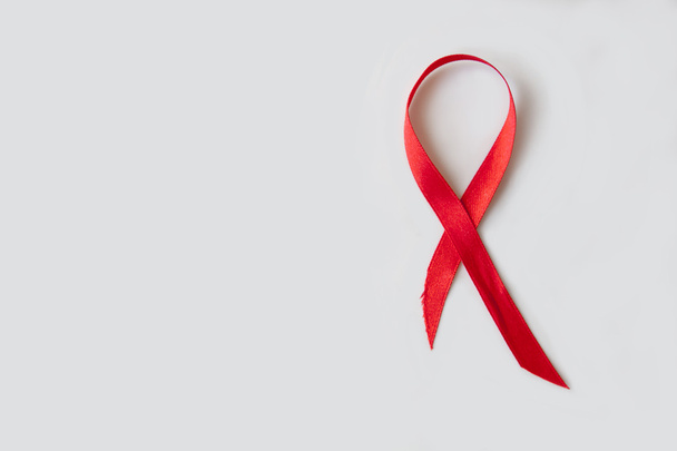Red ribbon - Φωτογραφία, εικόνα