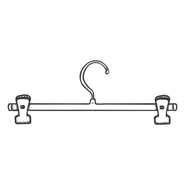 Shoulder hanger icon on white background - Vector, Image