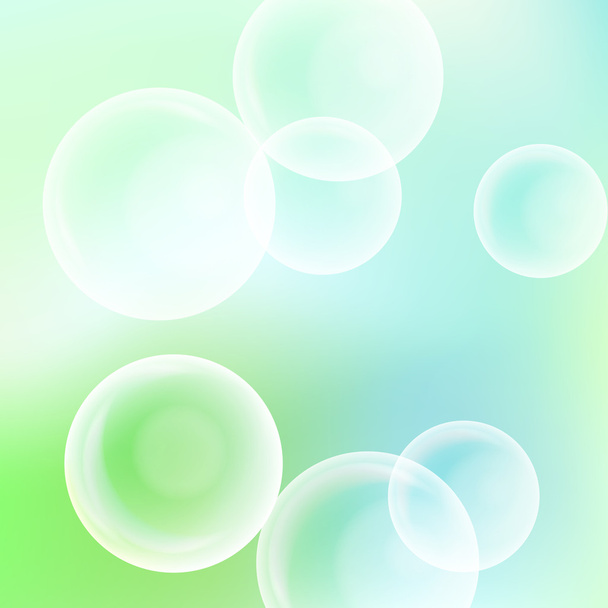 Verde e azul abstrato luz vetor fundo
 - Vetor, Imagem